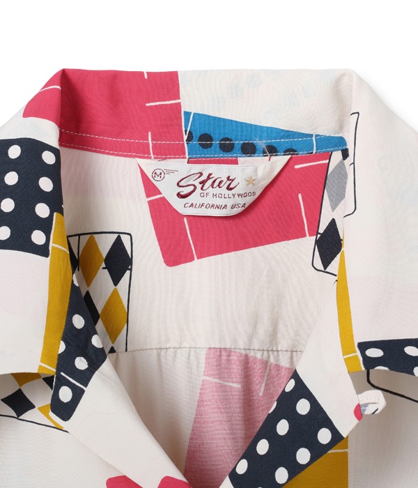 Lot No. SH38638 / HIGH DENSITY RAYON OPEN SHIRT CARDS OF GAME