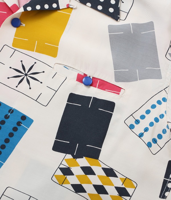 Lot No. SH38638 / HIGH DENSITY RAYON OPEN SHIRT CARDS OF GAME