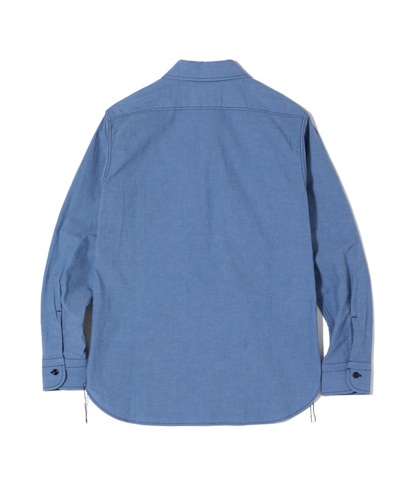 Lot No. HD28887 / HEADLIGHT 4.5oz. VAT DYE CHAMBRAY WORK SHIRTS