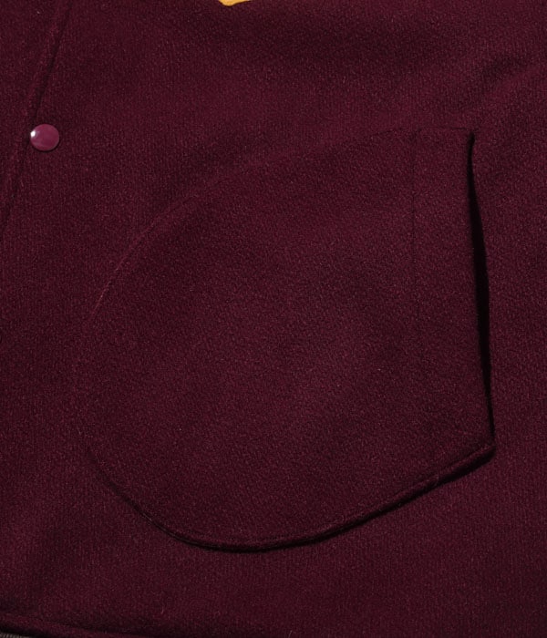 Lot No. WV15170-170 / 30oz. WOOL MELTON AWARD JACKET ��HERITAGE�� (WINE)