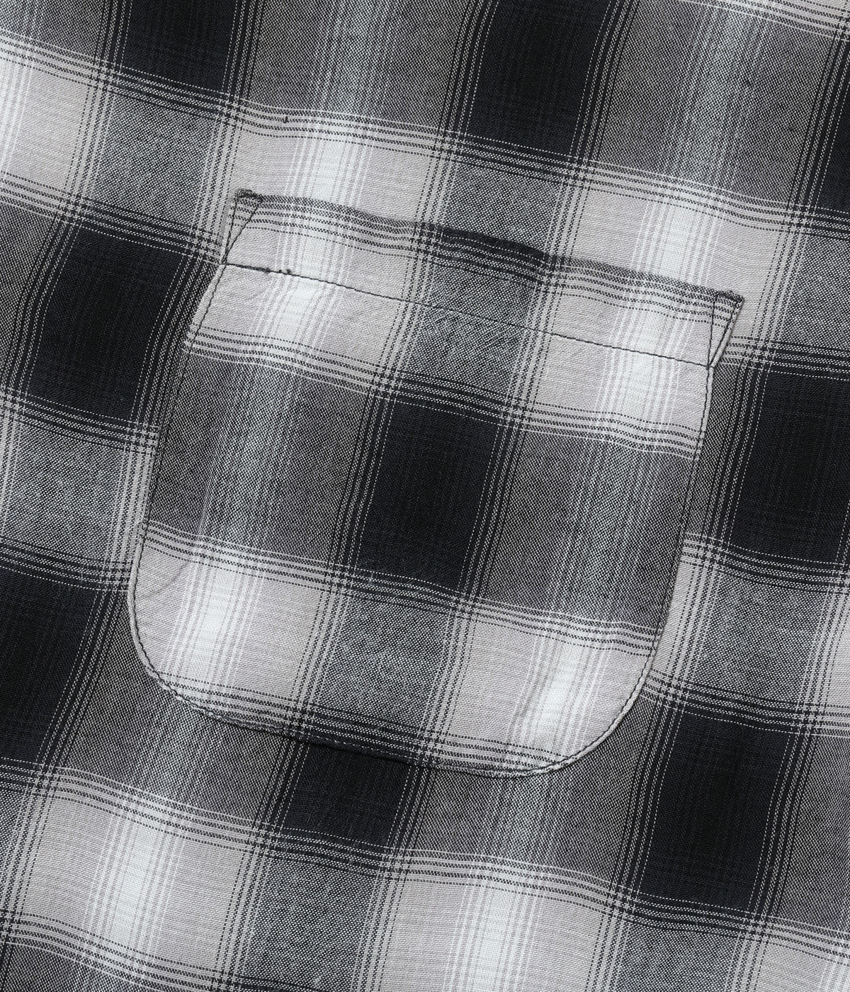 Lot No. SC29120 / RAYON OMBRE CHECK OPEN SHIRT