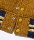 Lot No. WV15385-156 / 30oz. WOOL MELTON AWARD JACKET BULLDOGS (GOLD)