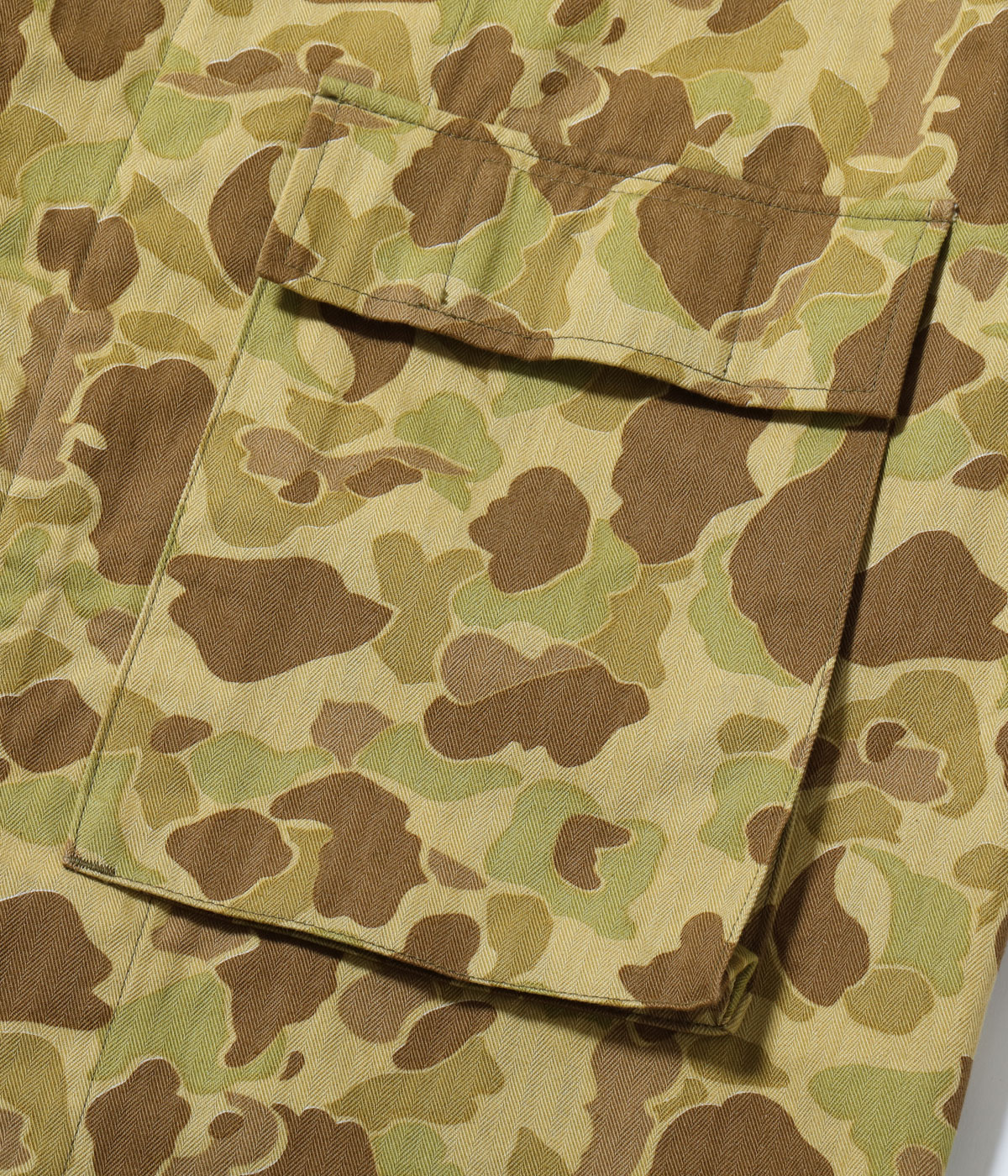 Lot No. BR15753 / JACKETS, HERRINGBONE TWILL, CAMOUFLAGE