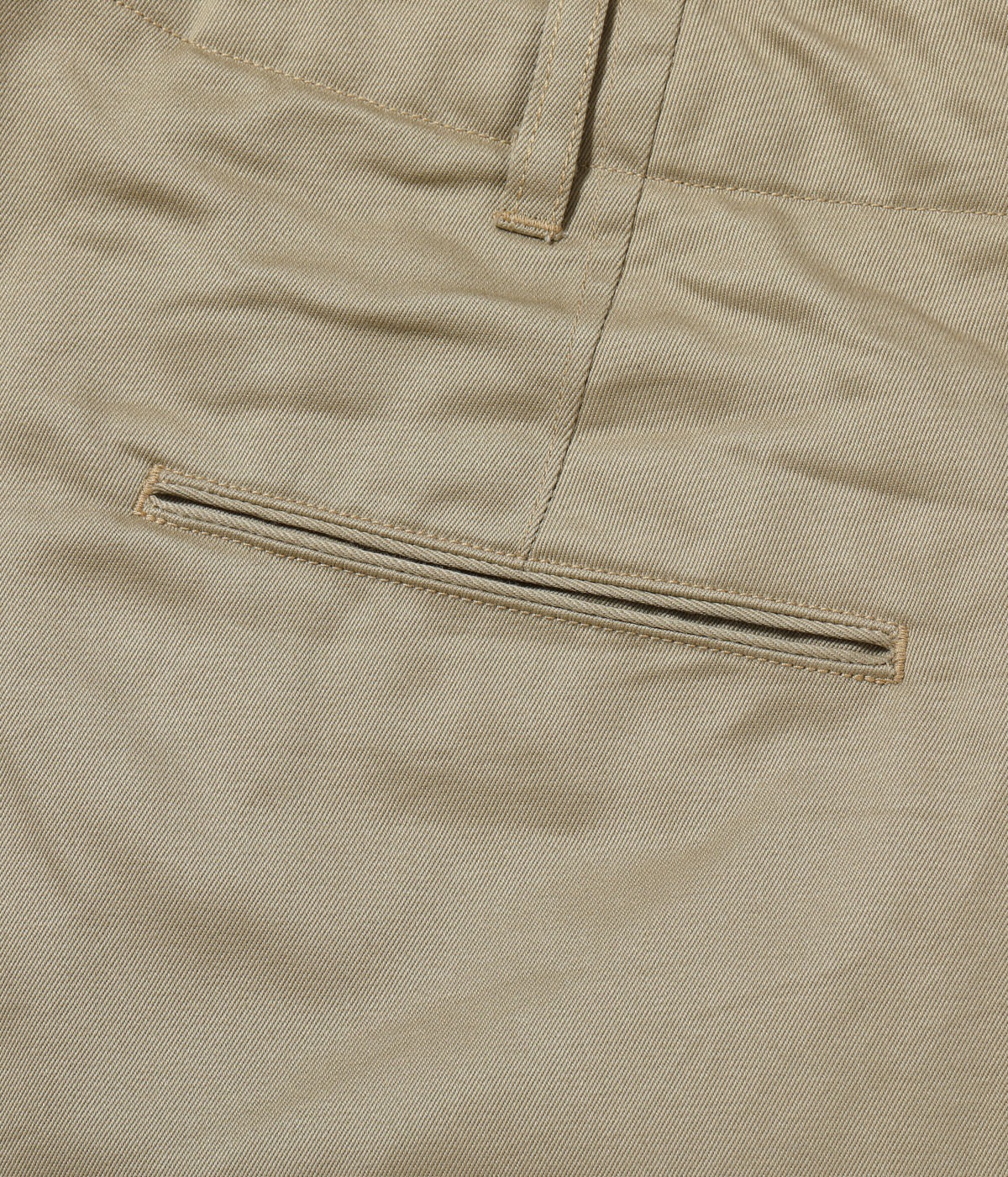 Lot No. MO42556 / MODUCT BAGGY TROUSERS, COTTON, KHAKI, TYPE-