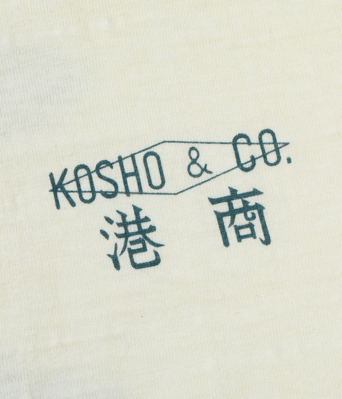 Lot No. TT79713 / KOSHO & CO. SLUB YARN T-SHIRT �Ȱ��֡�