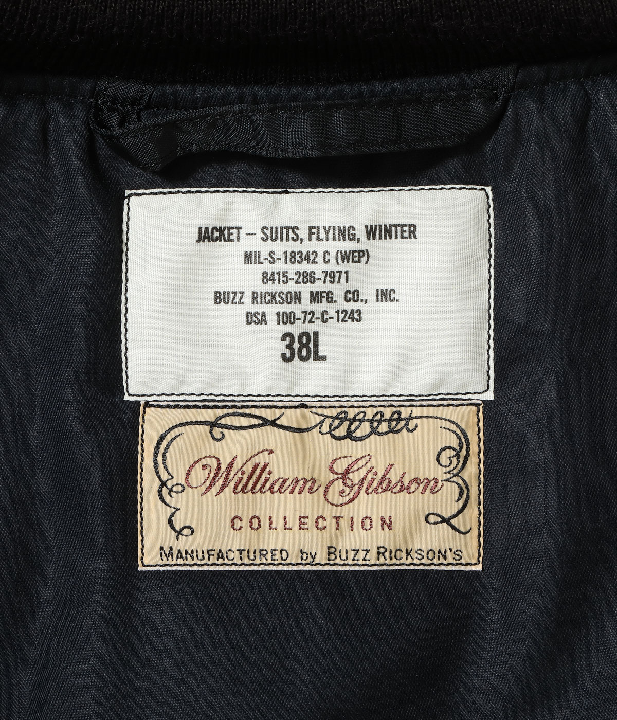 Lot No. BR16035 / WILLIAM GIBSON COLLECTION Type BLACK WEP