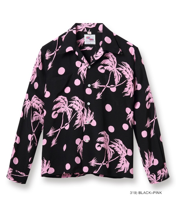 Lot No. DK27200 / DUKE KAHANAMOKU SPECIAL EDITION ��MOONLIGHT PALM TREE�� (LONG SLEEVE)