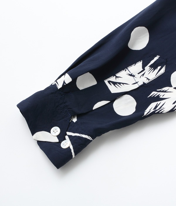 Lot No. DK27200 / DUKE KAHANAMOKU SPECIAL EDITION ��MOONLIGHT PALM TREE�� (LONG SLEEVE)