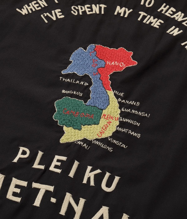 Lot No. TT15179-119 / Mid 1960s Style Vietnam Jacket VIETNAM MAP (AGING MODEL)