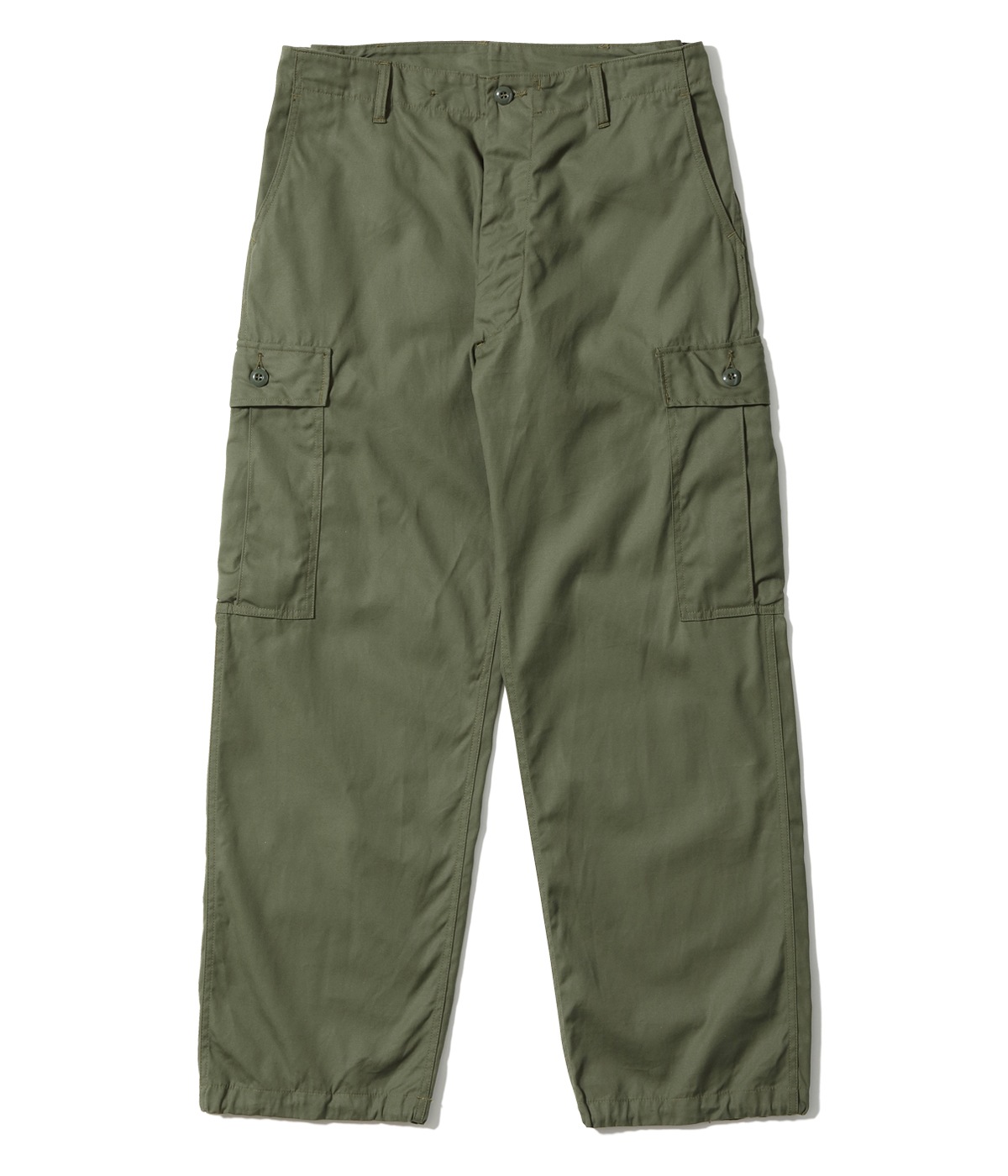 2026ǯ3��23�������� / Lot No. BR42500 / TROUSERS, MEN'S, COTTON WIND RESISTANT POPLIN, OLIVE GREEN, ARMY SHADE 107 SHORT LENGTH