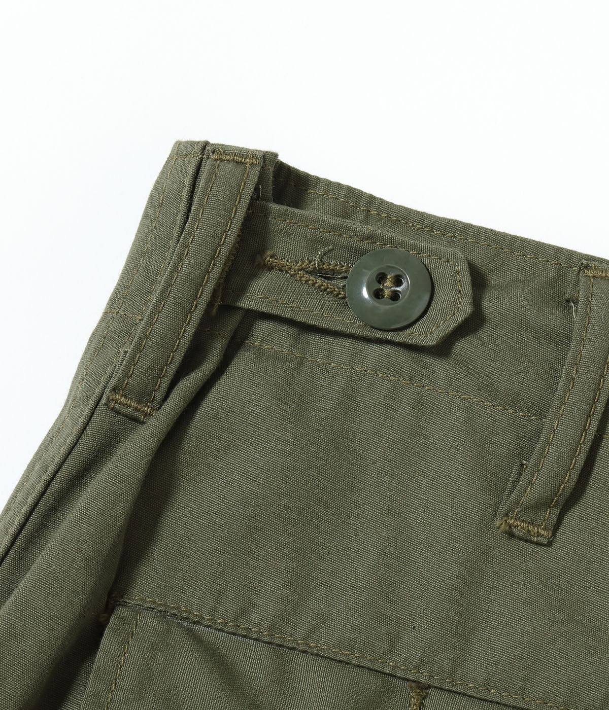 2026ǯ3��23�������� / Lot No. BR42500 / TROUSERS, MEN'S, COTTON WIND RESISTANT POPLIN, OLIVE GREEN, ARMY SHADE 107 SHORT LENGTH