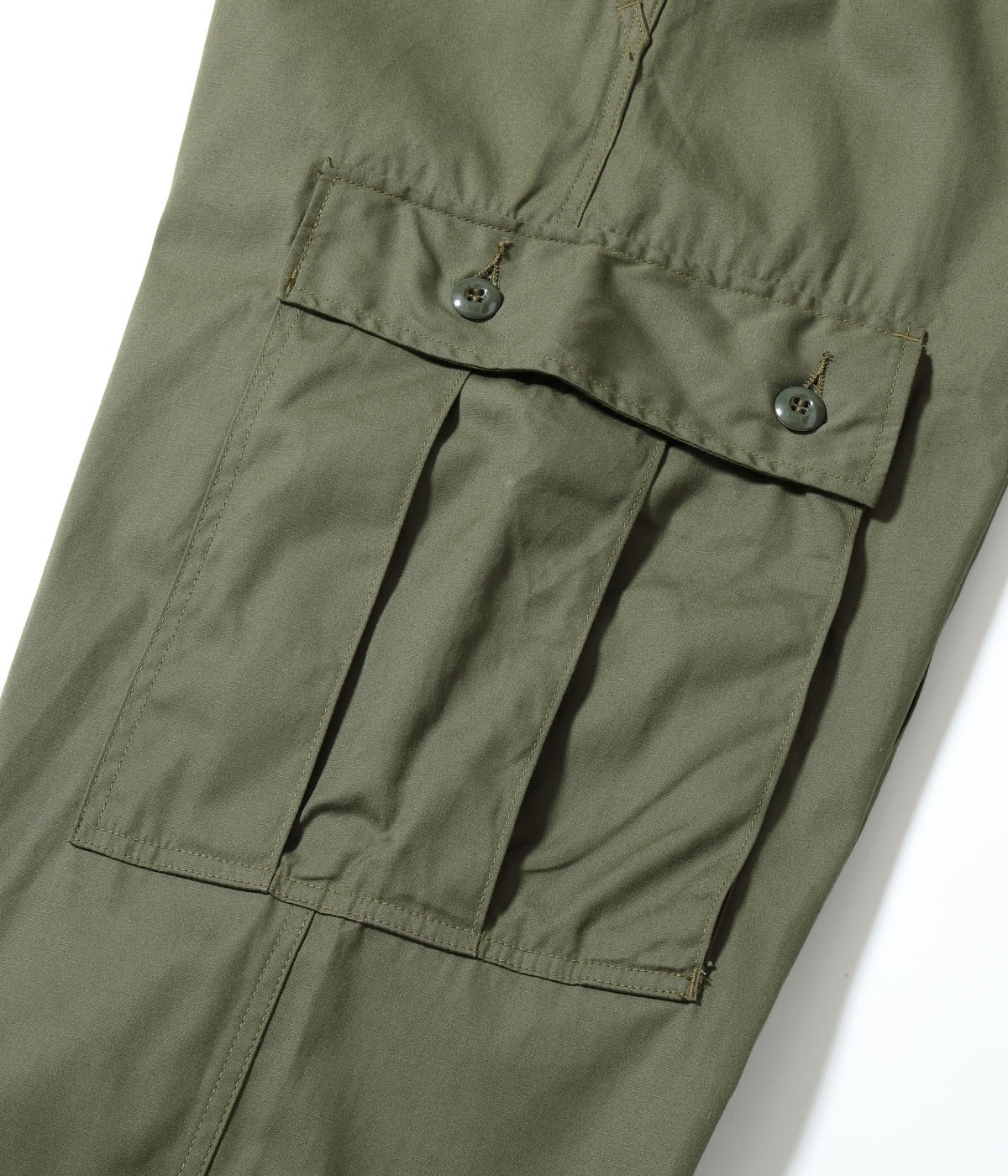 2026ǯ3��23�������� / Lot No. BR42500 / TROUSERS, MEN'S, COTTON WIND RESISTANT POPLIN, OLIVE GREEN, ARMY SHADE 107 SHORT LENGTH
