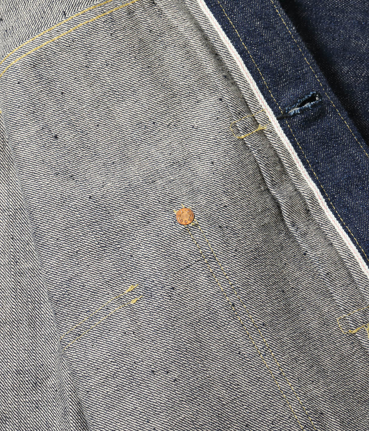 Lot No. SC19010T / SUGAR CANE Super ��Denim�� Collectibles #10 14oz. BLUE DENIM BLOUSE ��S1945�� MODEL (T-BACK)