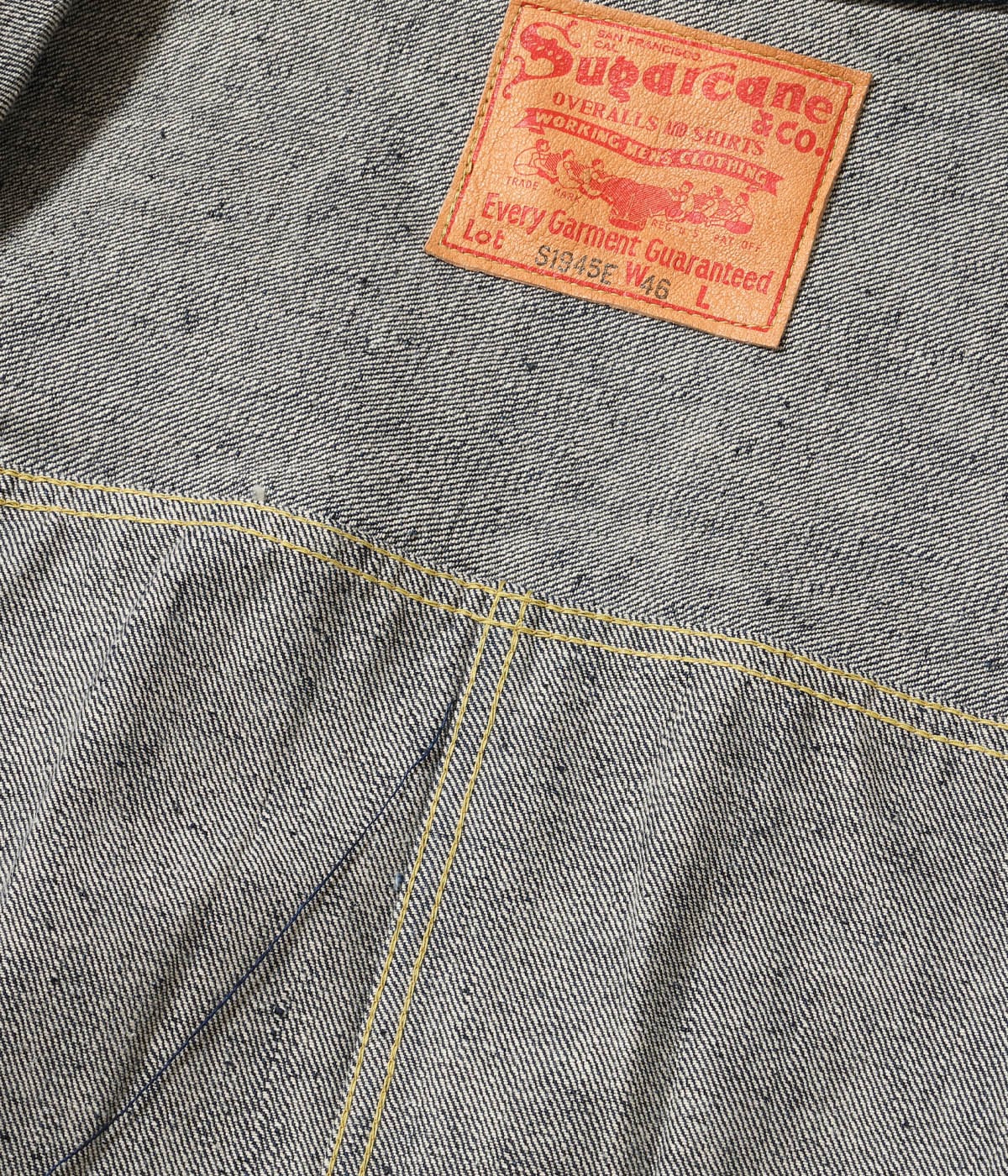 Lot No. SC19010T / SUGAR CANE Super ��Denim�� Collectibles #10 14oz. BLUE DENIM BLOUSE ��S1945�� MODEL (T-BACK)