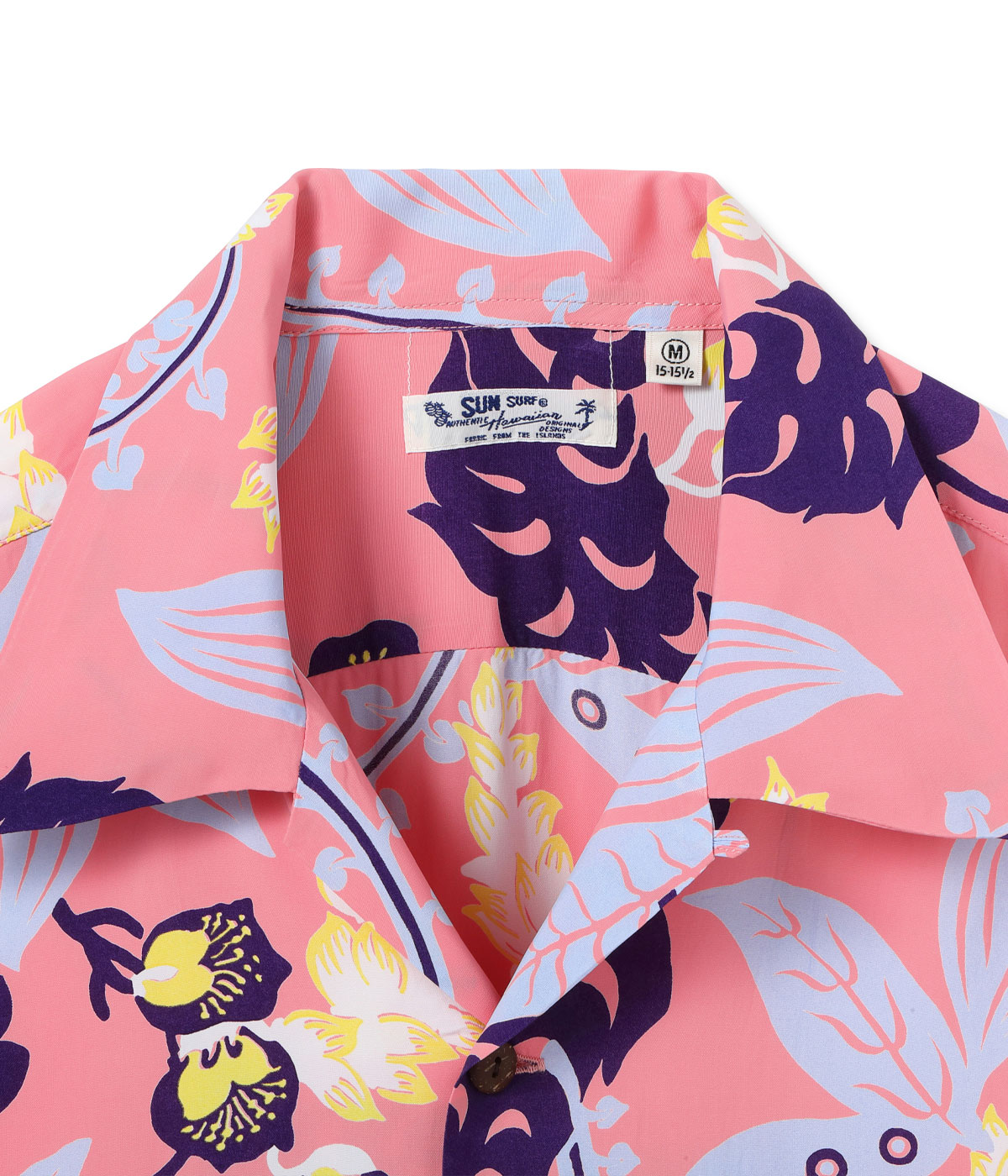 Lot No. SS39423 / RAYON HAWAIIAN SHIRT SHELL GINGER