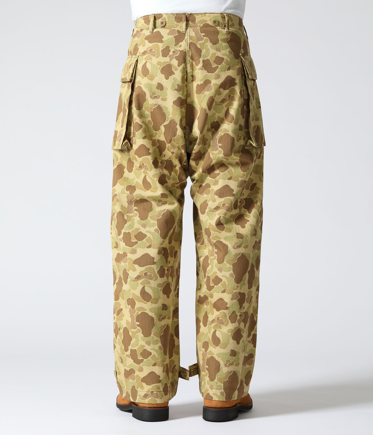 Lot No. BR42585 / TROUSERS, HERRINGBONE TWILL, CAMOUFLAGE