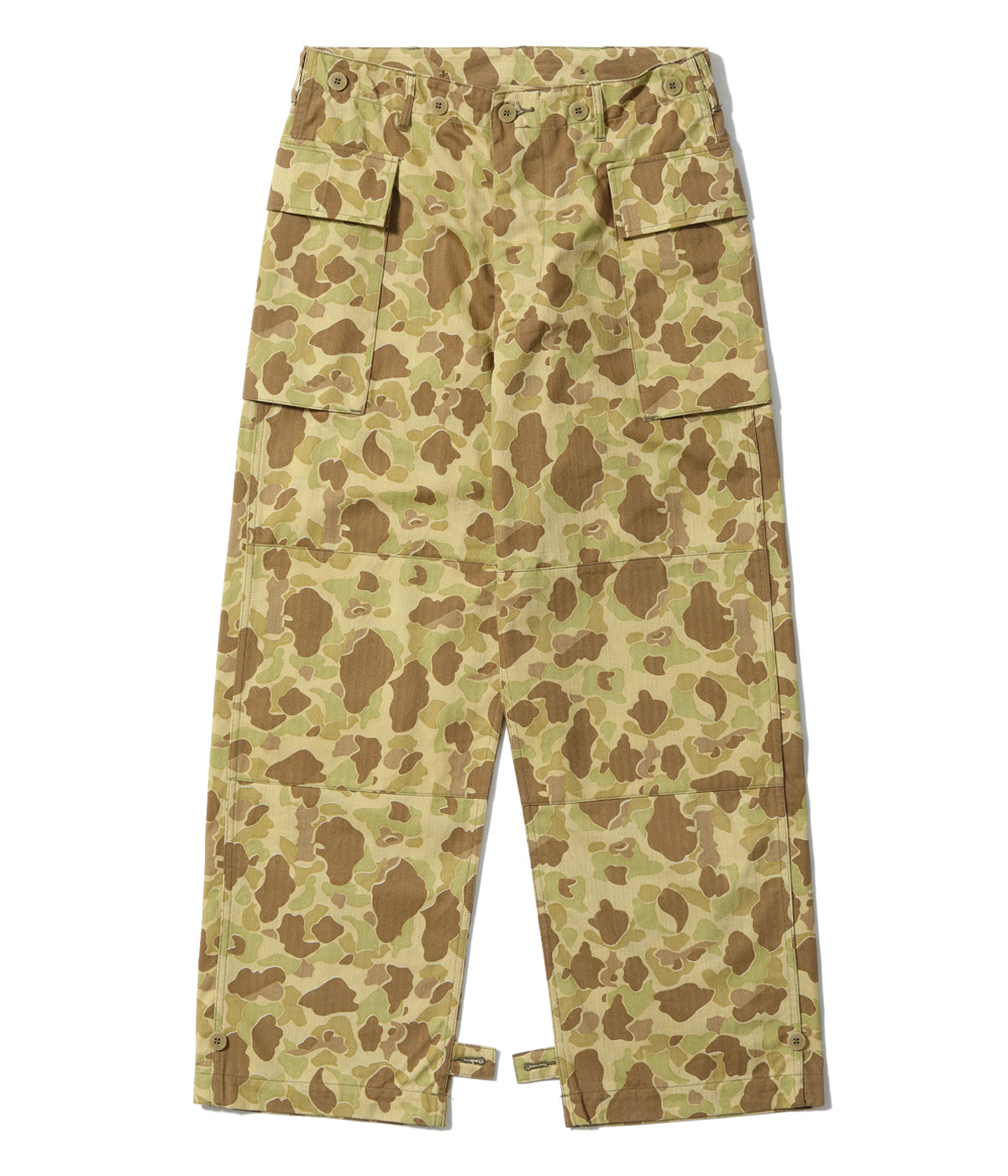 Lot No. BR42585 / TROUSERS, HERRINGBONE TWILL, CAMOUFLAGE