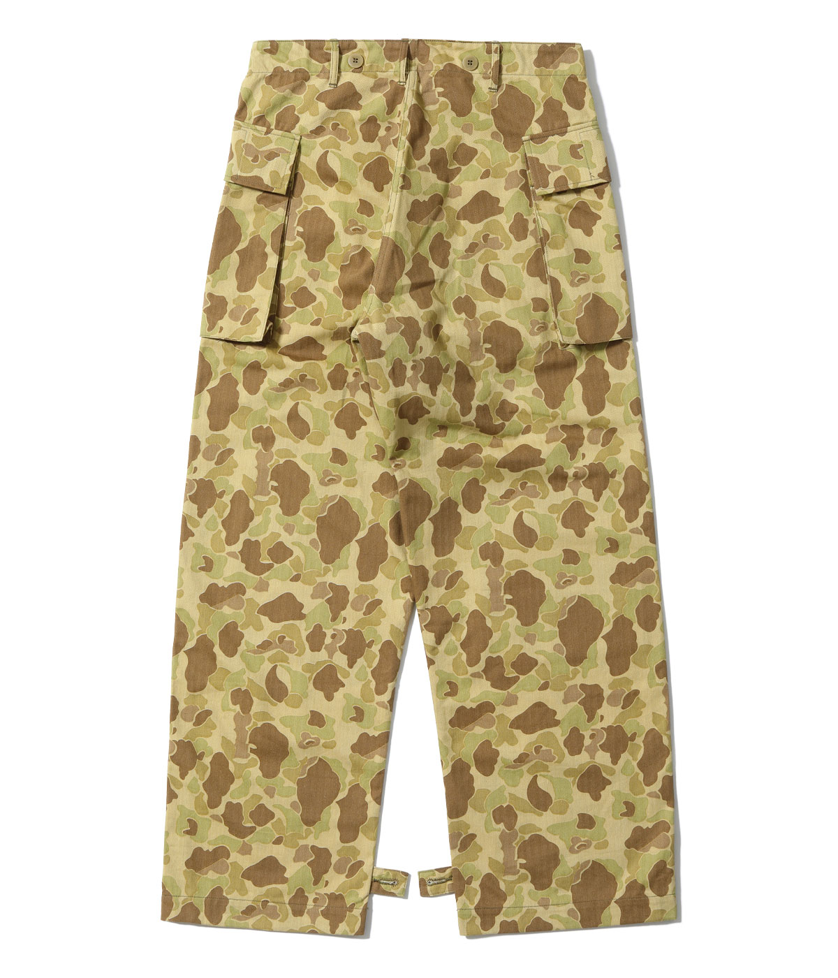Lot No. BR42585 / TROUSERS, HERRINGBONE TWILL, CAMOUFLAGE