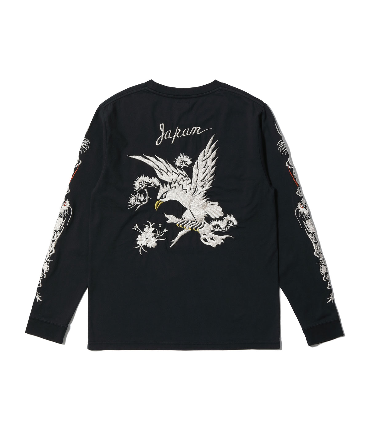 Lot No. TT69647 / LONG SLEEVE SUKA T-SHIRT EMBROIDERED ��EAGLE��