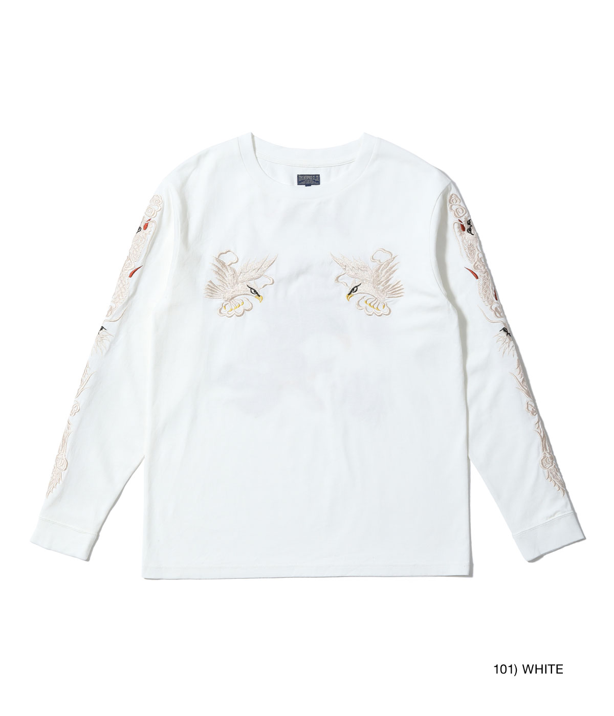 Lot No. TT69647 / LONG SLEEVE SUKA T-SHIRT EMBROIDERED ��EAGLE��