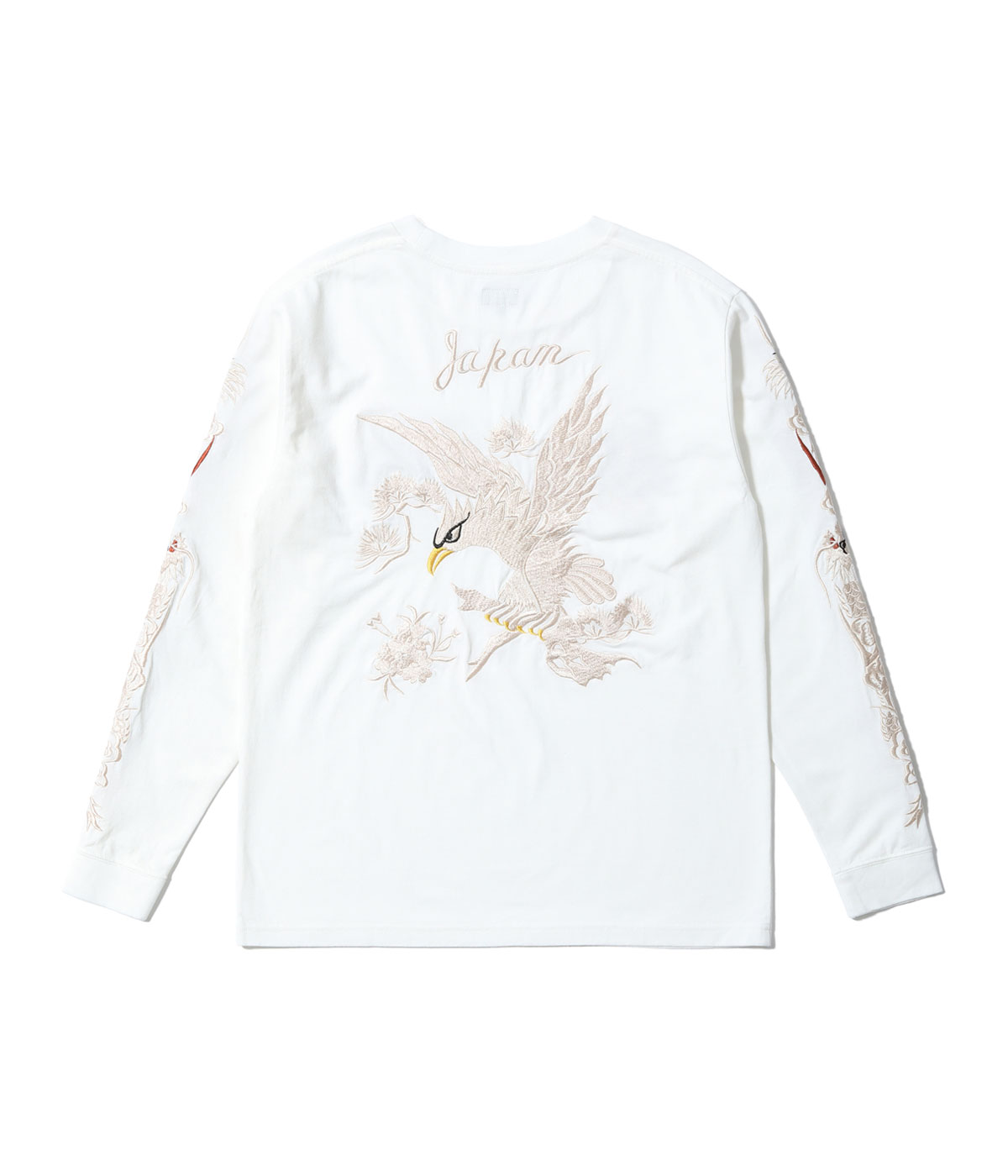 Lot No. TT69647 / LONG SLEEVE SUKA T-SHIRT EMBROIDERED ��EAGLE��