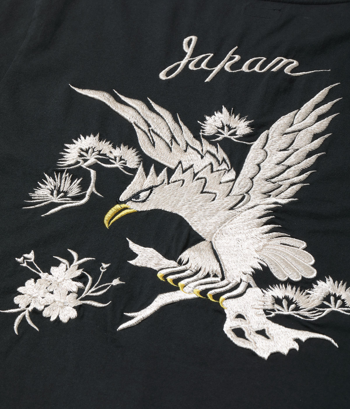 Lot No. TT69647 / LONG SLEEVE SUKA T-SHIRT EMBROIDERED ��EAGLE��