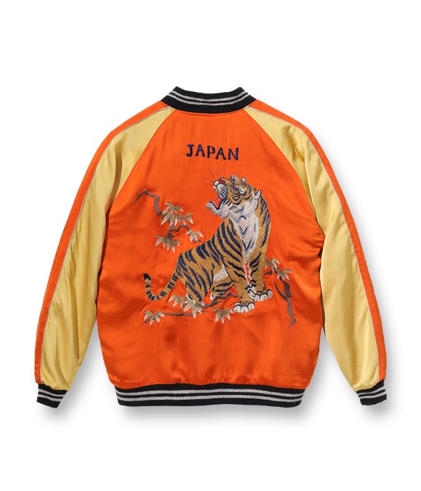 Lot No. TT15087-119 / Early 1950s Style Acetate Souvenir Jacket ��KOSHO & CO.�� Special Edition ��TIGER HEAD�� �� ��ROARING TIGER��