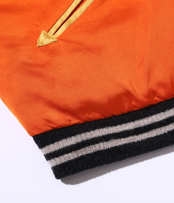 Lot No. TT15087-119 / Early 1950s Style Acetate Souvenir Jacket ��KOSHO & CO.�� Special Edition ��TIGER HEAD�� �� ��ROARING TIGER��