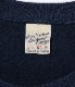 Lot No. BR69140 / HORIZONTAL KNITTING SWEAT SHIRT NAVY FOOTBALL