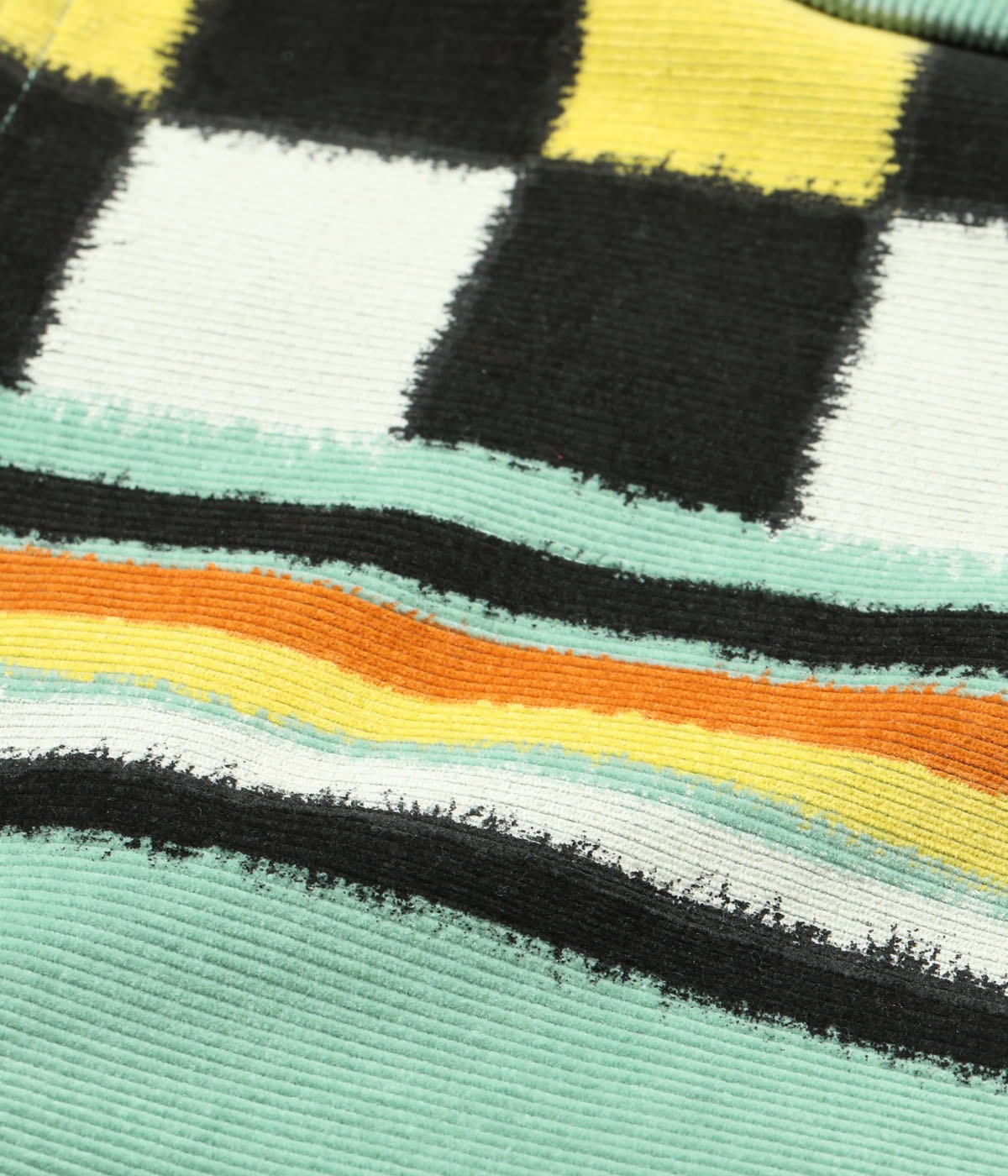 Lot No. SE29382 / Mid 1950s - Late 1950s Style Corduroy Sports Shirt SQUARE & STRIPE