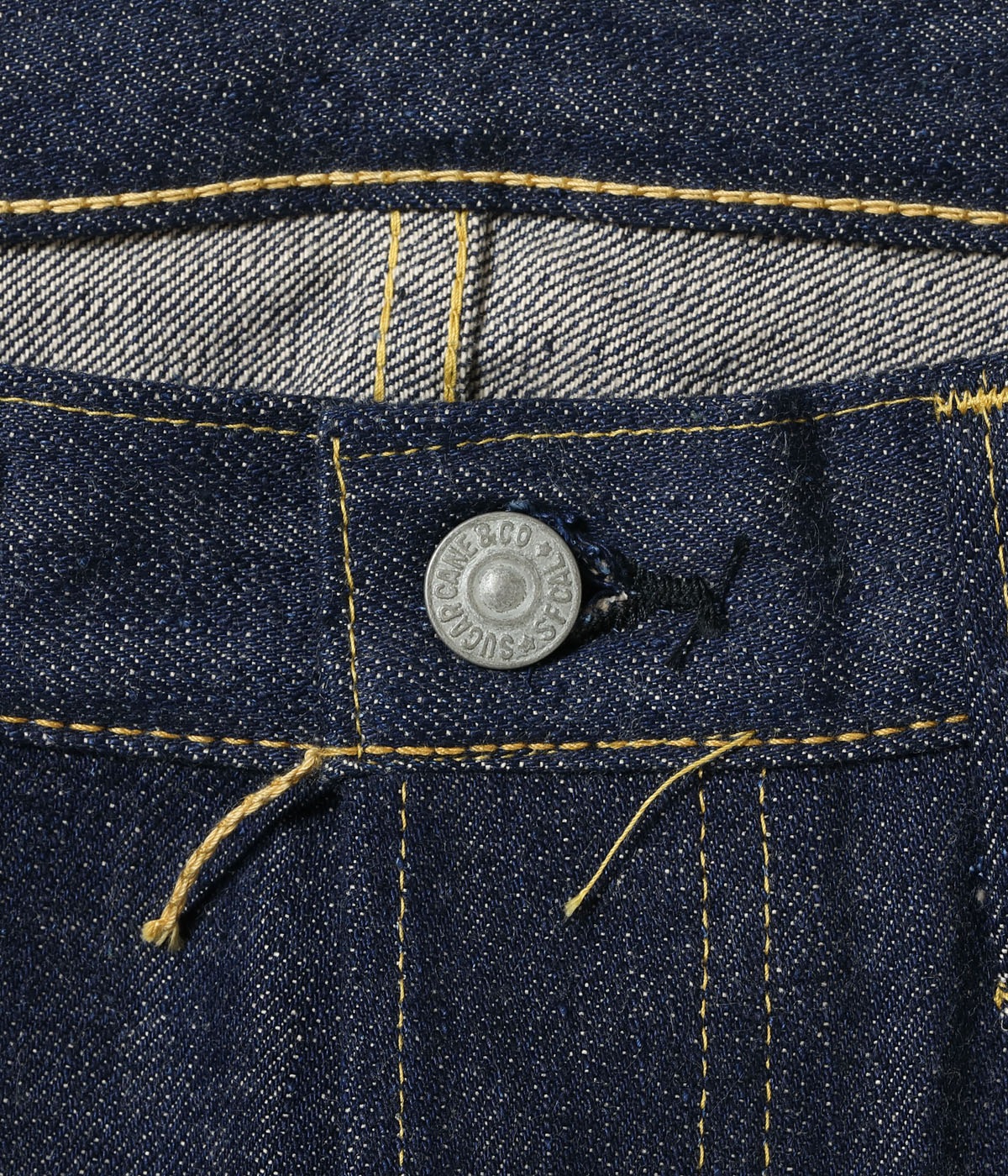 Lot No. SC49001 / SUGAR CANE Super Denim Collectibles #01 14oz. BLUE DENIM WAIST OVERALLS S1945 MODEL