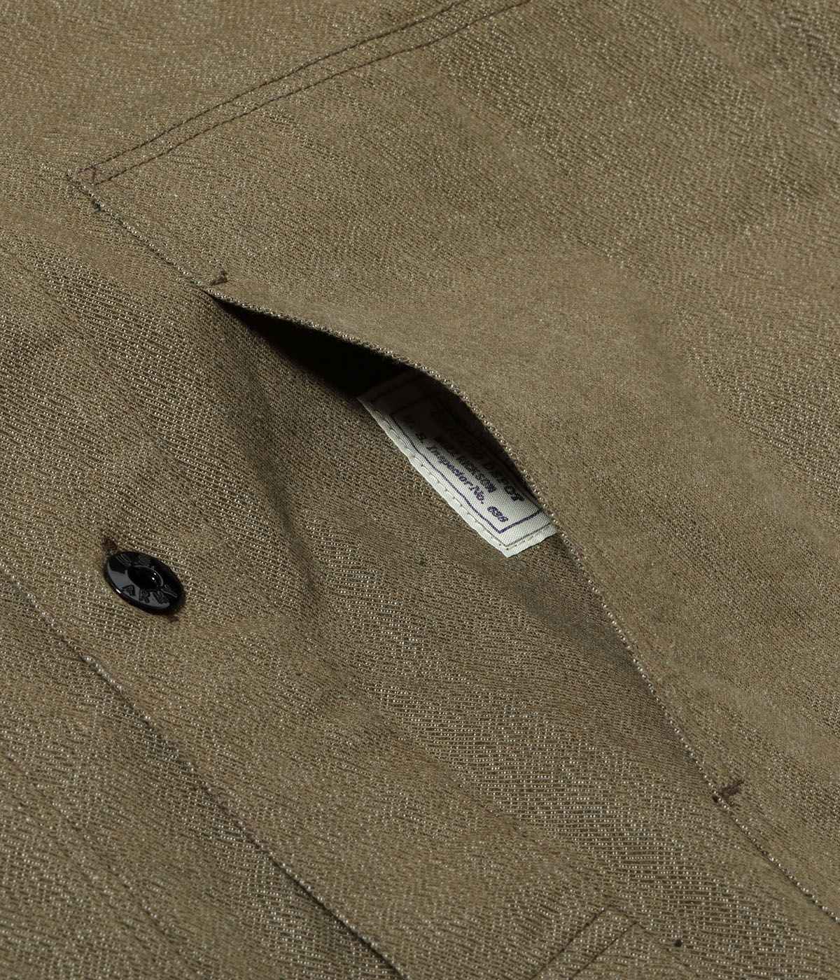 Lot No. BR15695 / U.S. ARMY BROWN DENIM PULLOVER JACKET