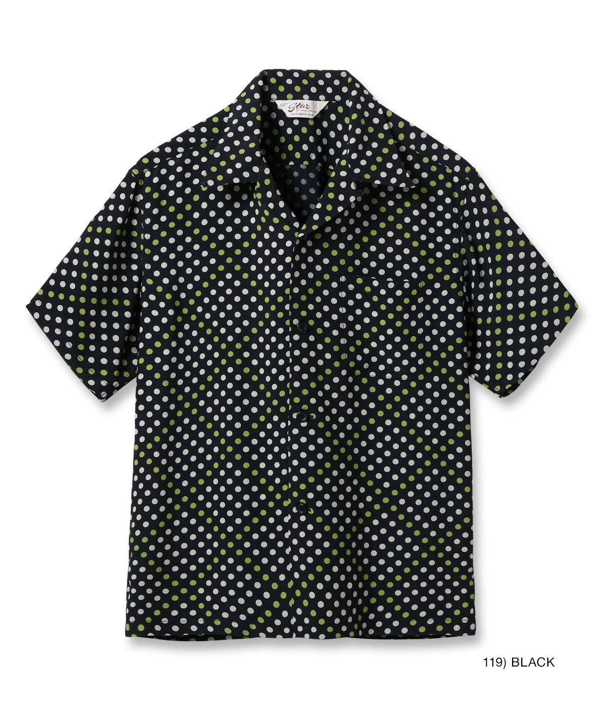 2026ǯ5��19������ / Lot No. SH39710 / HIGH DENSITY RAYON OPEN SHIRT ��POLKA DOT��