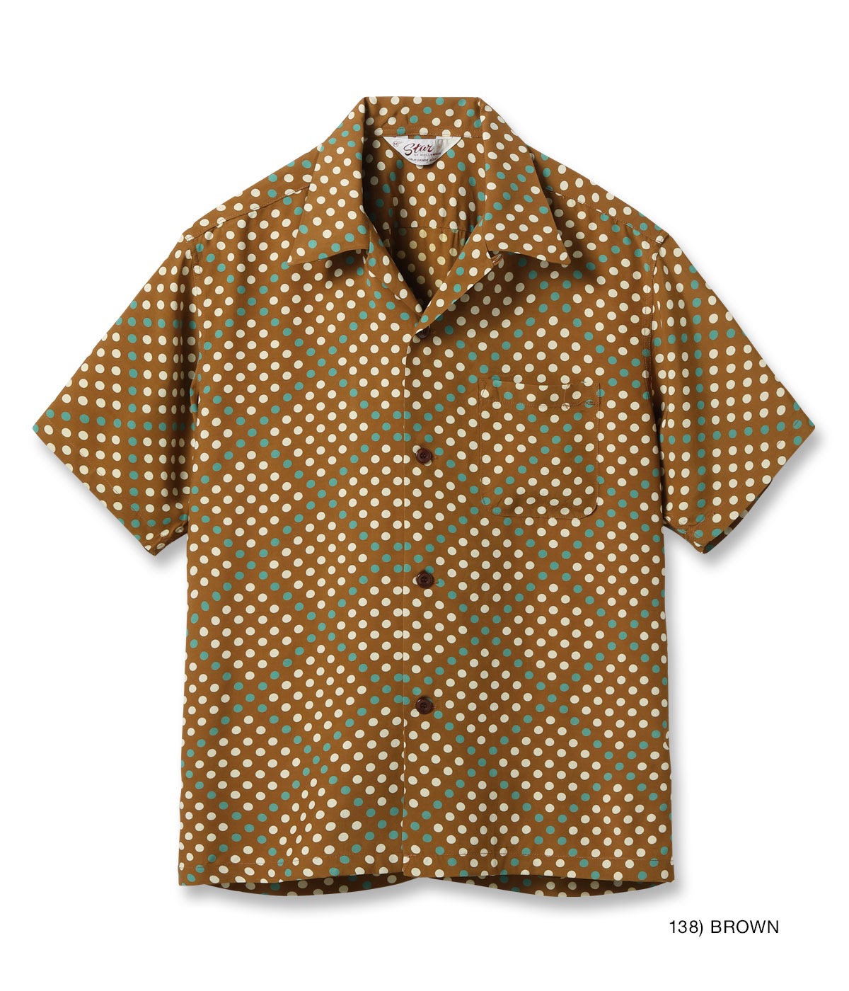 2026ǯ5��19������ / Lot No. SH39710 / HIGH DENSITY RAYON OPEN SHIRT ��POLKA DOT��