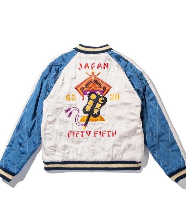 Lot No. TT14755-119 / Velveteen �� Acetate Quilted Souvenir Jacket ��TOYO ENTERPRISE 55th Anniversary�� Special Edition ��RYOGOKU�� �� ��ŷ����ʿ��