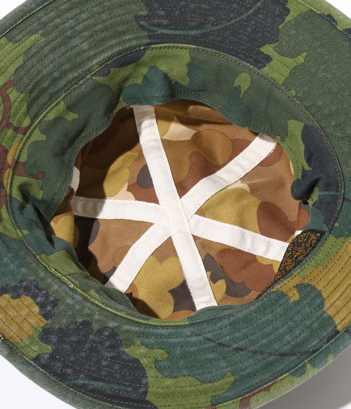 Lot No. BR02790 / MITCHELL PATTERN CAMOUFLAGE HAT CIVILIAN MODEL