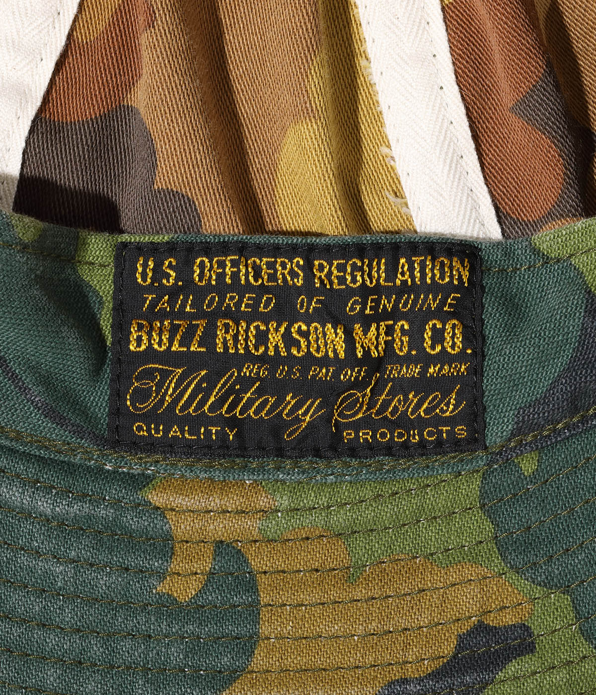 Lot No. BR02790 / MITCHELL PATTERN CAMOUFLAGE HAT CIVILIAN MODEL