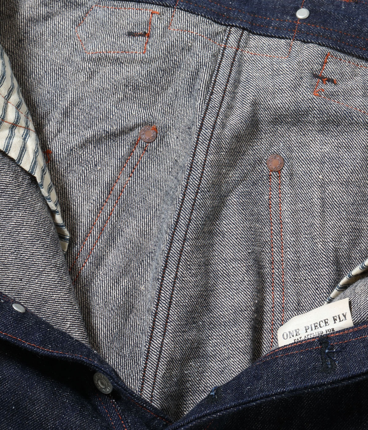 Lot No. SC43203 / FICTION ROMANCE 13oz. AWA-AI DENIM PANTS