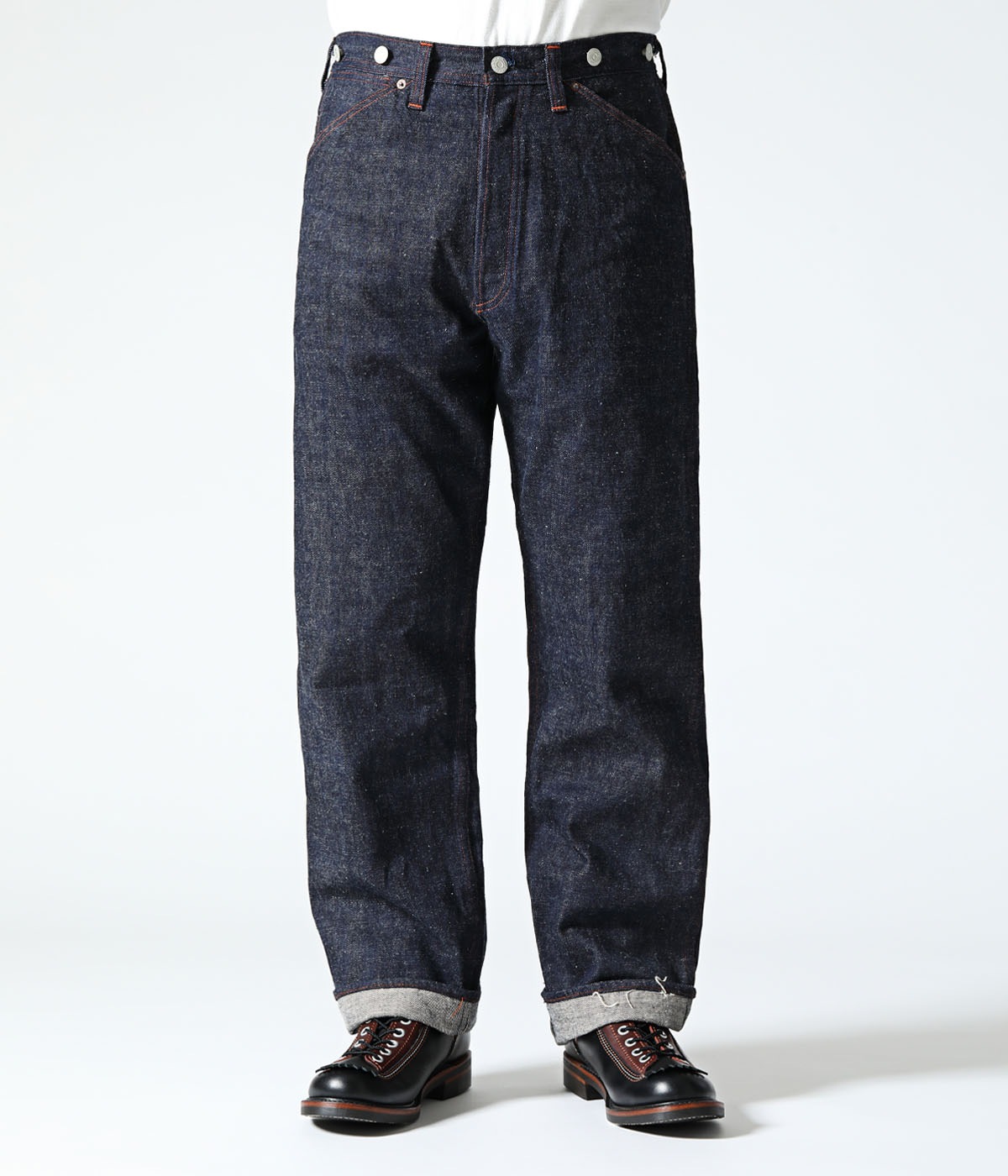 Lot No. SC43203 / FICTION ROMANCE 13oz. AWA-AI DENIM PANTS