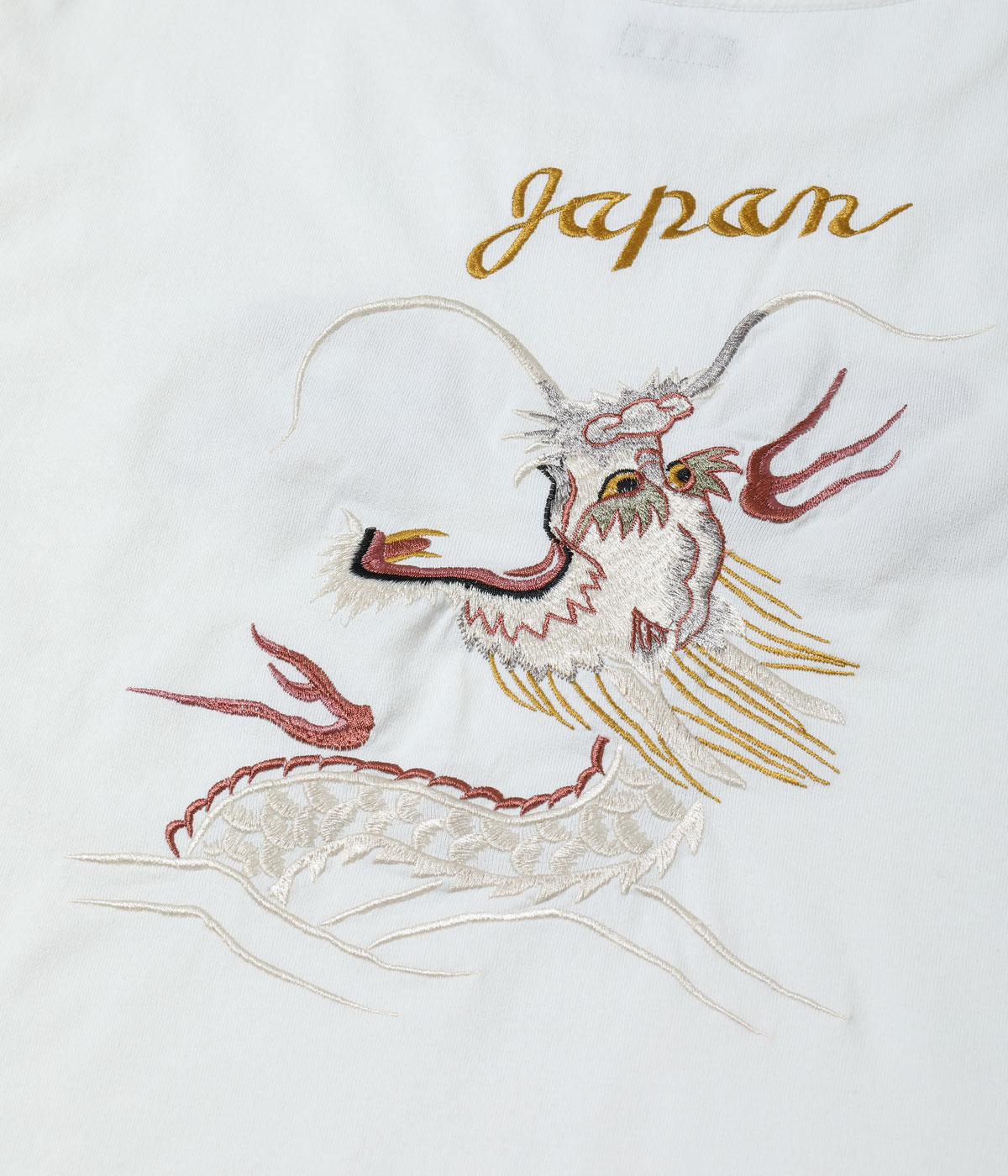 Lot No. TT69648 / LONG SLEEVE SUKA T-SHIRT EMBROIDERED ��DRAGON��