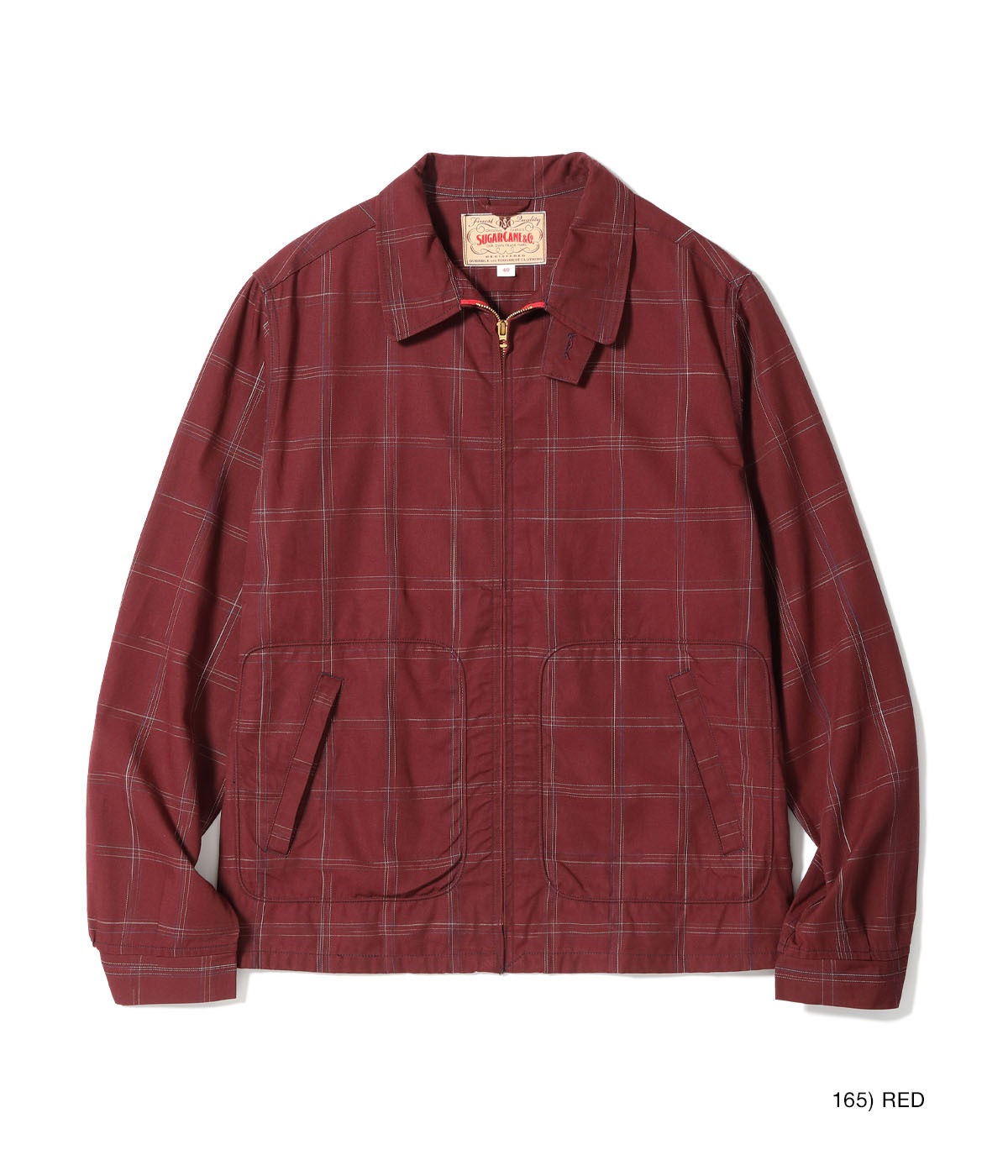 Lot No. SC15842 / RAYON COTTON GABARDINE CHECK SPORTS JACKET