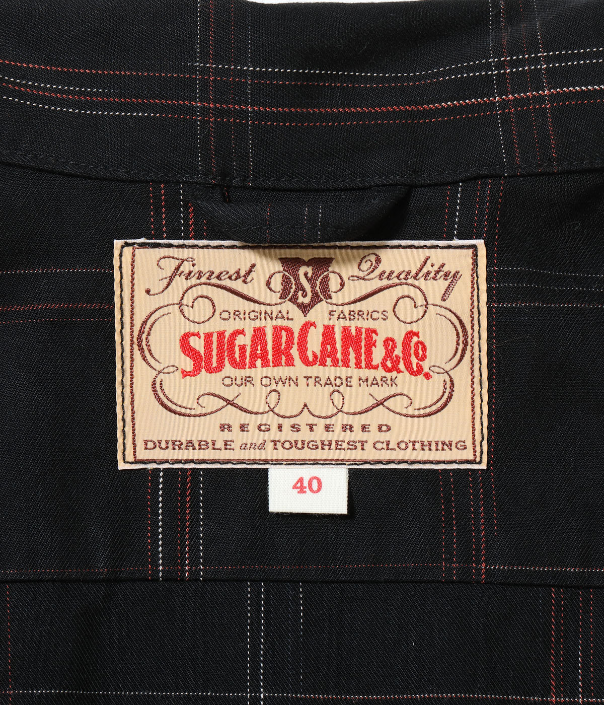 Lot No. SC15842 / RAYON COTTON GABARDINE CHECK SPORTS JACKET