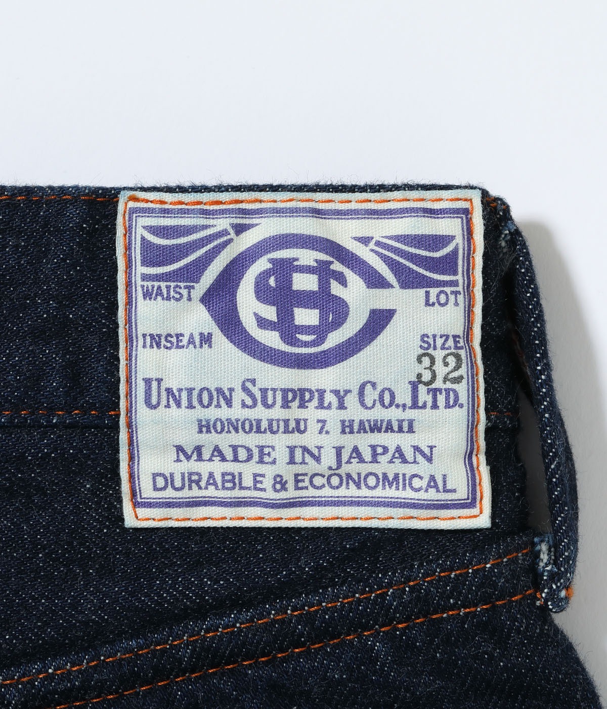 2026ǯ3��23������ / Lot No. US42652 / UNION SUPPLY 12.5oz. GRADE ONE AHINA 5POCKET PANTS