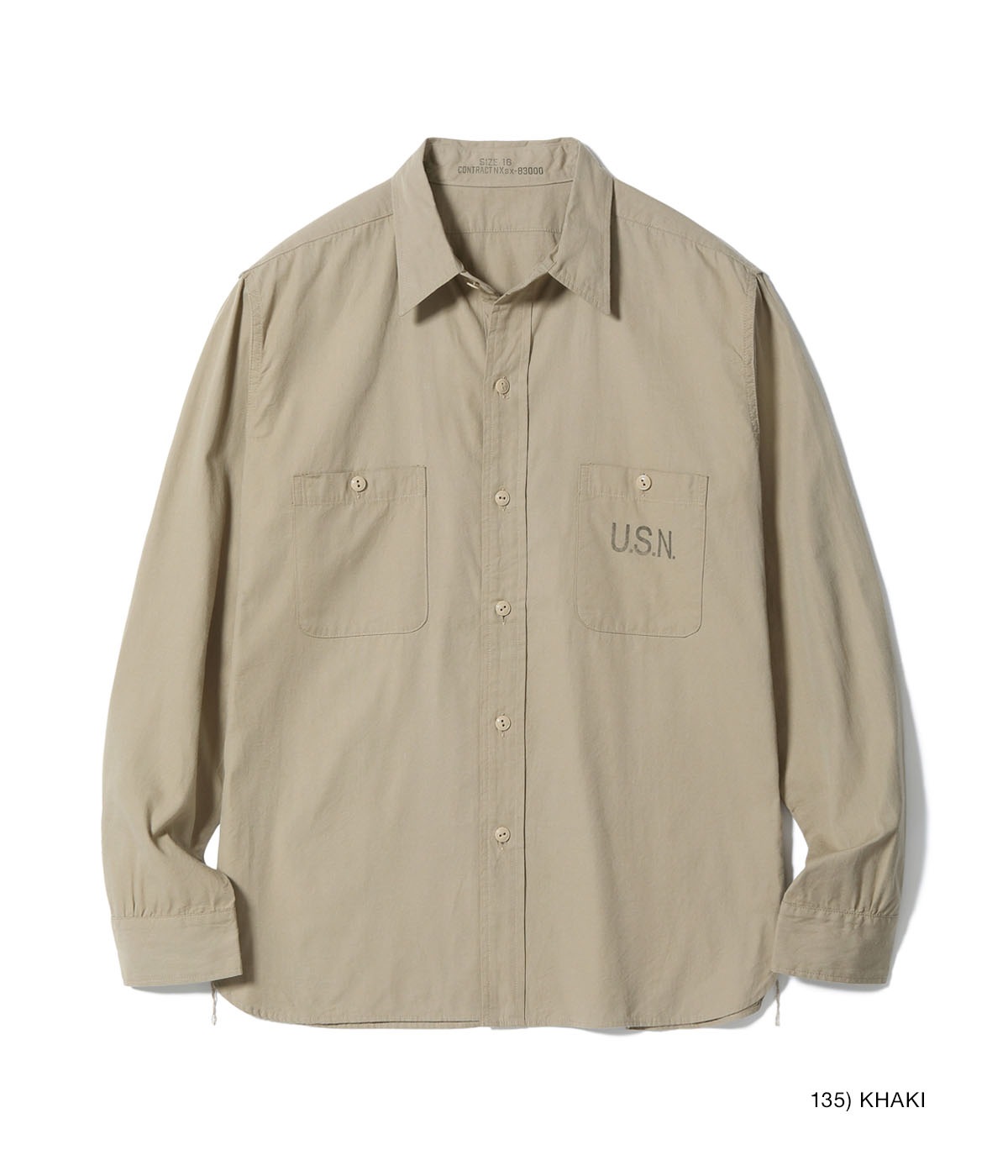 2026ǯ4��8������ / Lot No. BR29659 / UTILITY SHIRTS N-3 ��CONTRACT NTsx-83000�� (LONG SLEEVE)