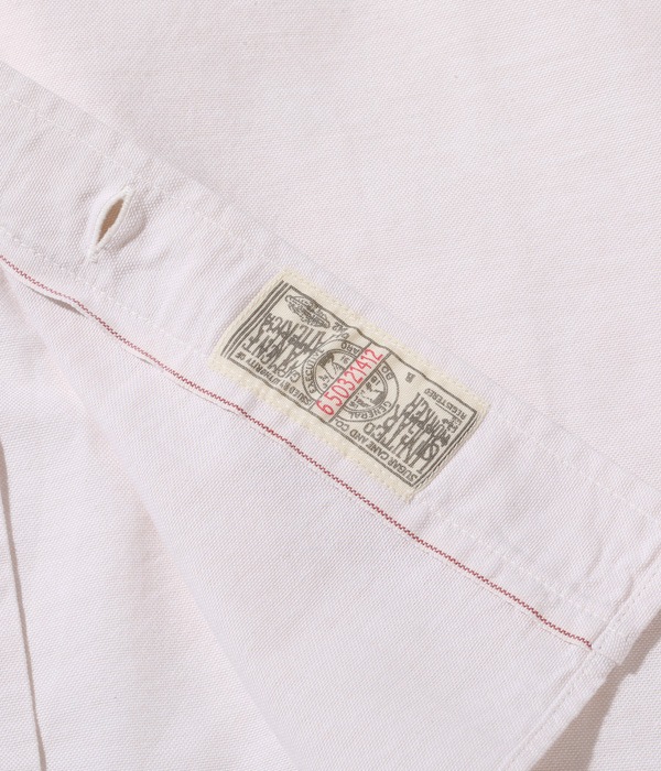 Lot No. SC38902 / 5oz. SELVEDGE OXFORD BUTTON DOWN SHIRT (SHORT SLEEVE)