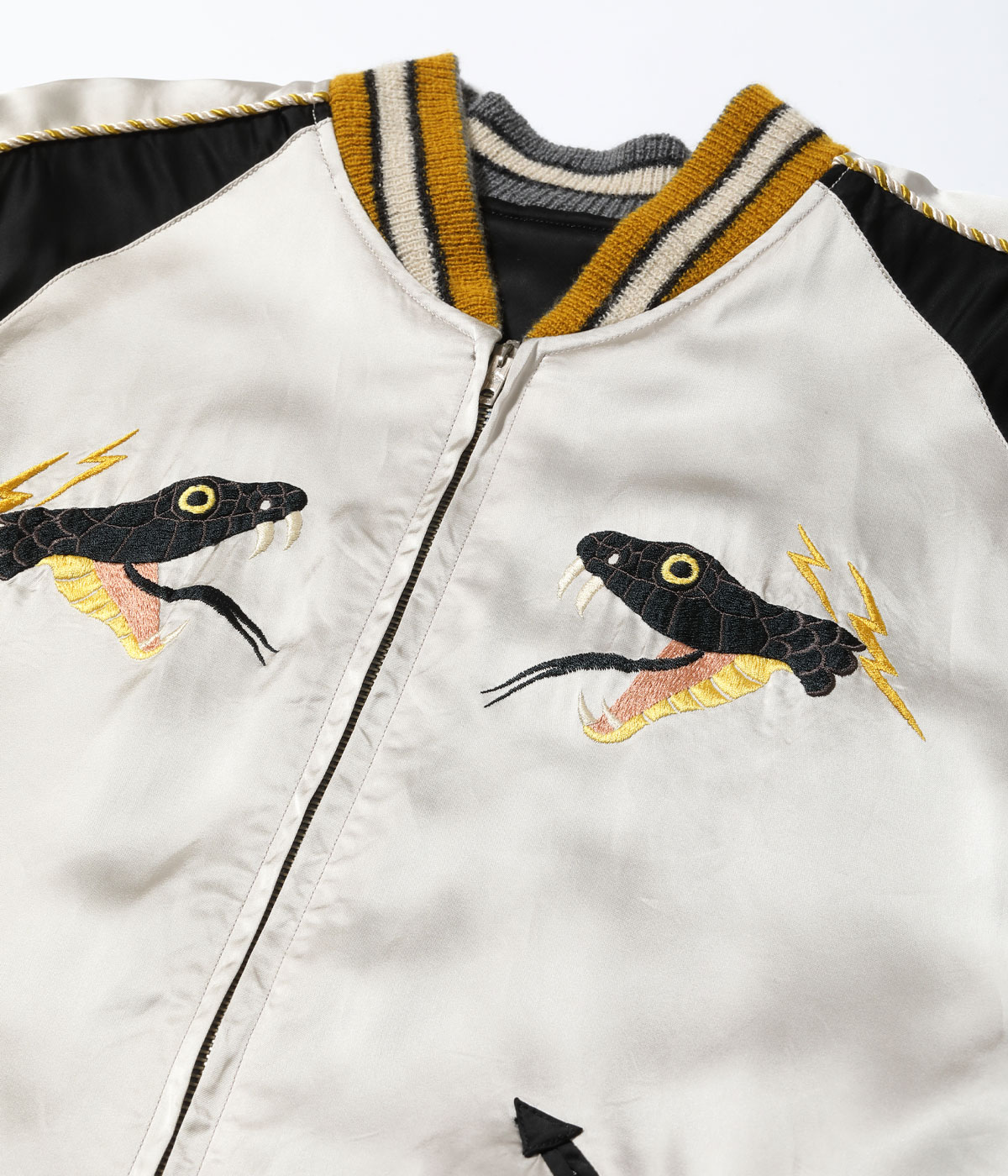 Lot No. TT15808-190 / Acetate Souvenir Jacket TOYO ENTERPRISE 60th Anniversary Special Edition ��BLACK SNAKE�� �� ��RED SNAKE��