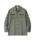 Lot No. BR29586 / SHIRT MAN'S COTTON SATEEN OLIVE GREEN SHADE107 ��DEMILITARIZED ZONE��