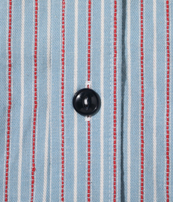 Lot No. SC29146 / DOBBY STRIPE WORK SHIRT (LONG SLEEVE)