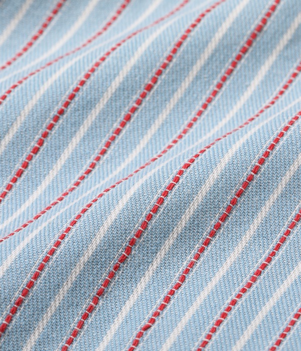 Lot No. SC29146 / DOBBY STRIPE WORK SHIRT (LONG SLEEVE)