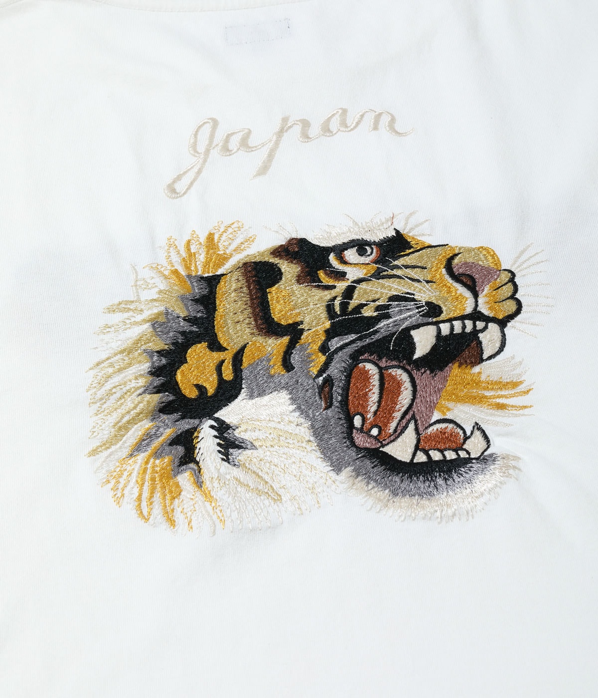 Lot No. TT69649 / LONG SLEEVE SUKA T-SHIRT EMBROIDERED ��TIGER��